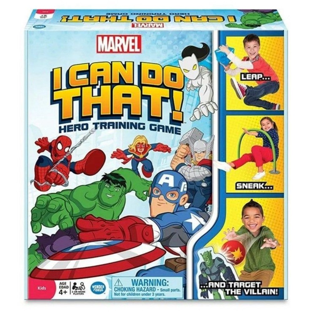 Marvel I can do that hero training board game